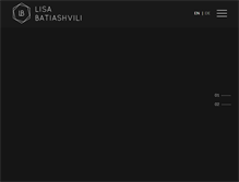 Tablet Screenshot of lisabatiashvili.com